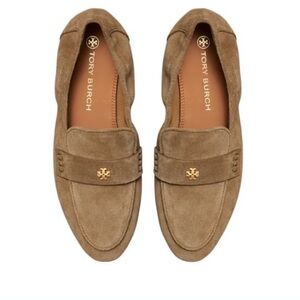 Tory Burch Women’s Tan Suede Loafers